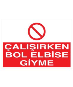 Çalışırken Bol Elbise Giyme İş Güvenliği 20X30 CM 3 mm Dekota