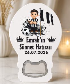 Siyah Beyaz Sünnet Düğün Magnet Açacak