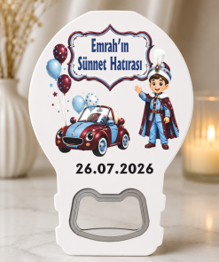 Bordo Mavi Sünnet Düğünü Magnet Açacak